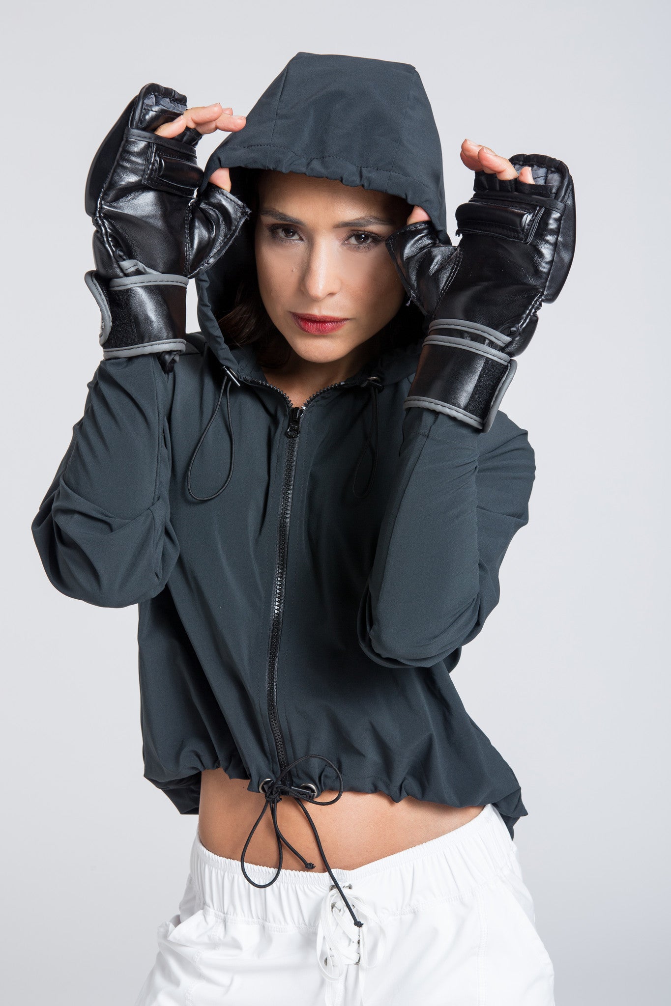 Bring It Hoodie Jacket - Black