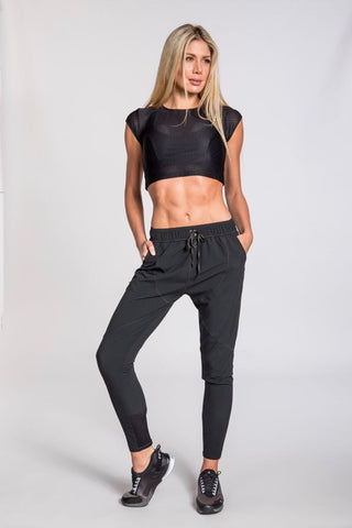 Stellar Hooded Vest - Black