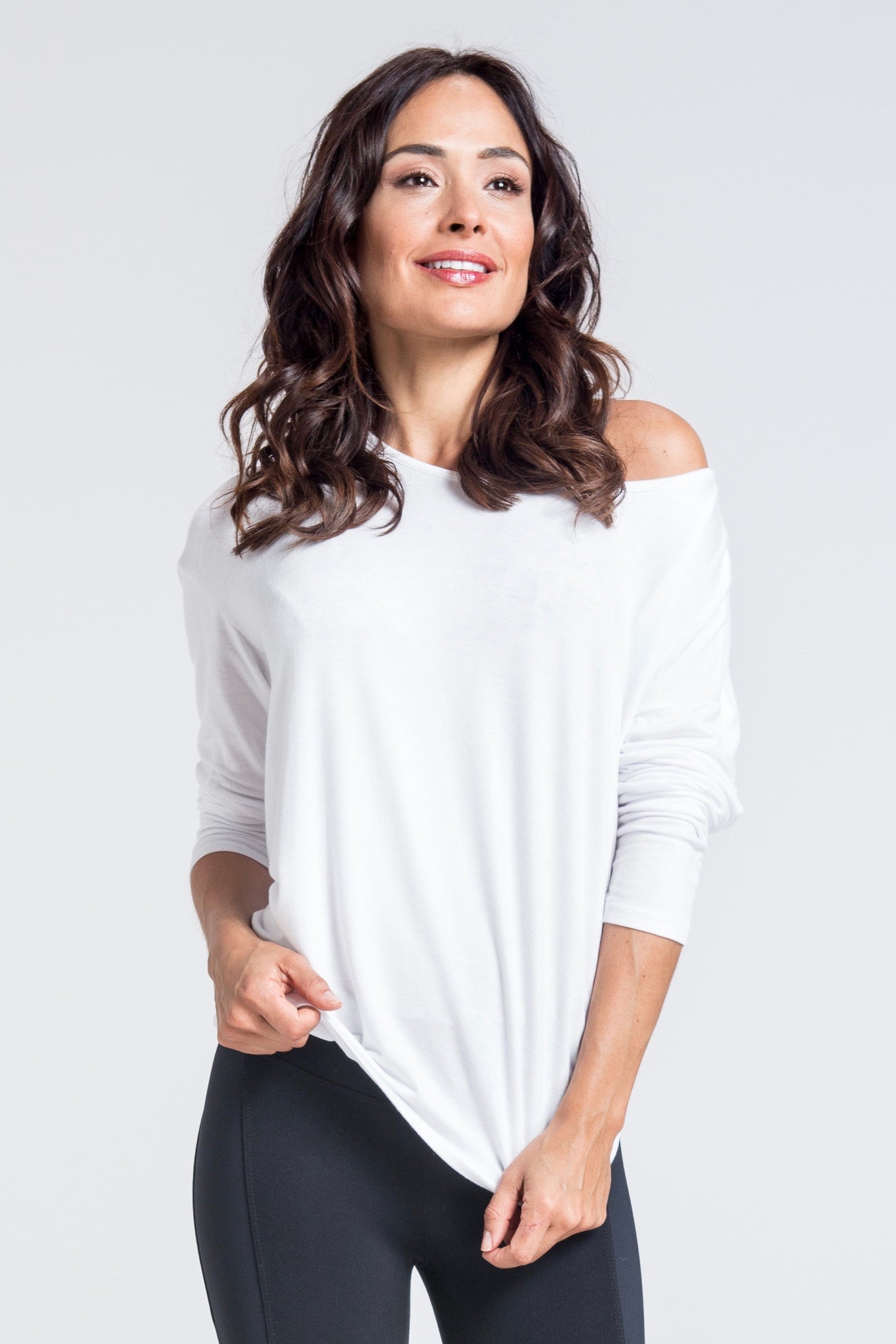 Burn It Cut Out Back Top - White