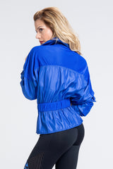 On Edge Trench Jacket - Royal Blue