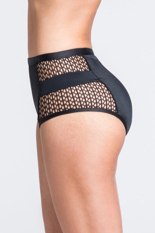 Cardio Mesh Brief - Black